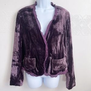 Inc Purple Velvet Blazer